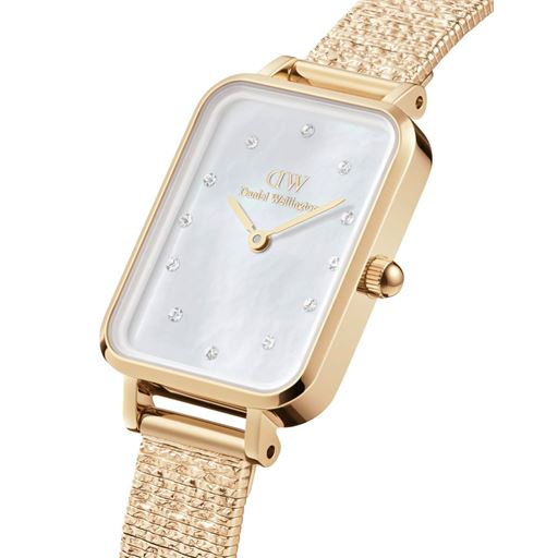 Daniel Wellington Quadro Lumine DW00100582 Dameur, Guld, 20 mm