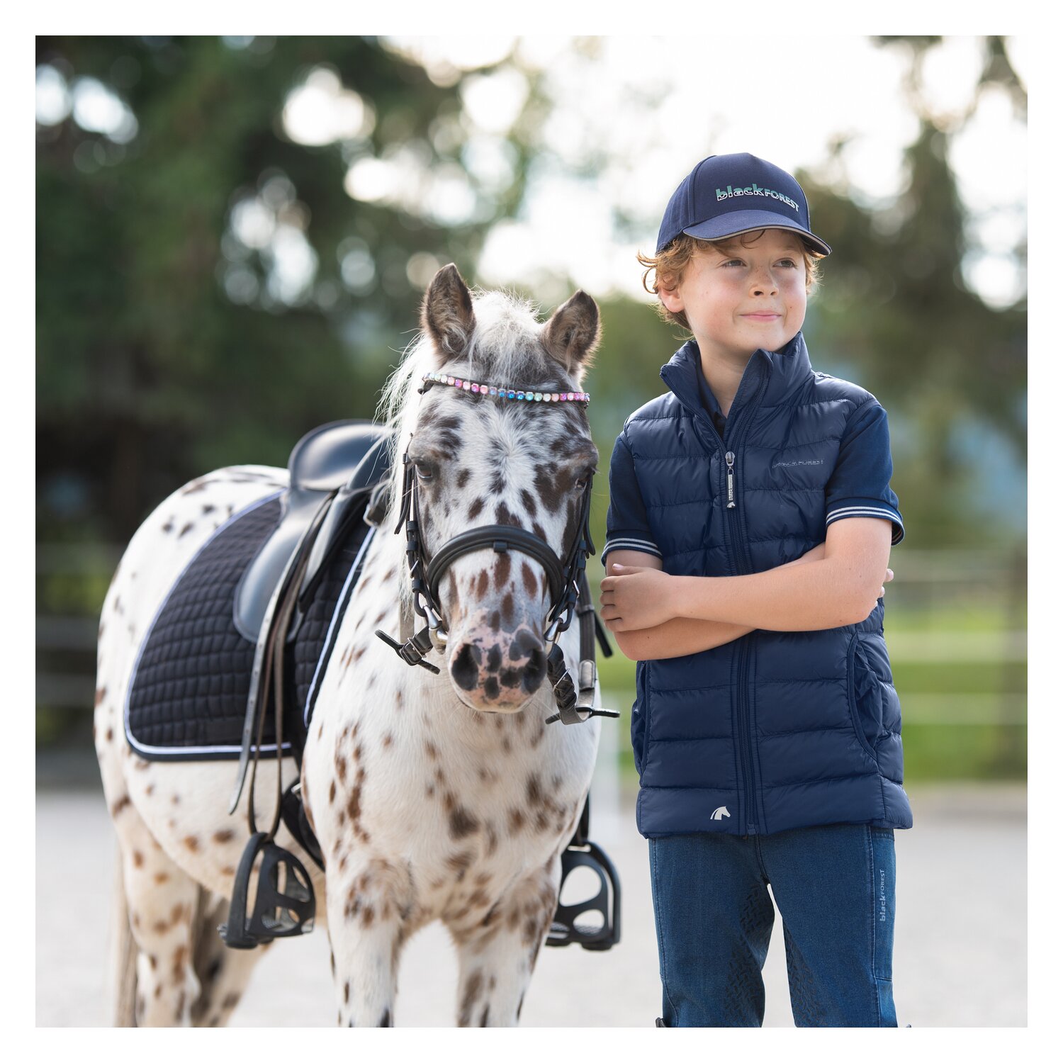 black forest kids Jeans-Reitleggings  - denim