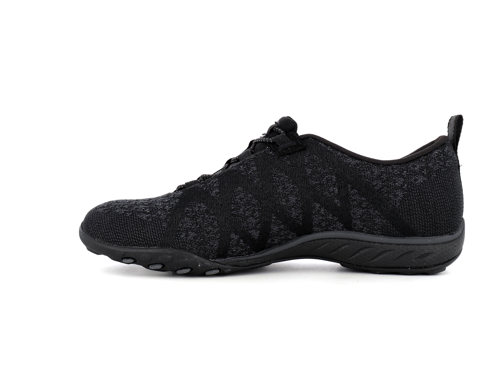Skechers-100301 Textile Noir Gris