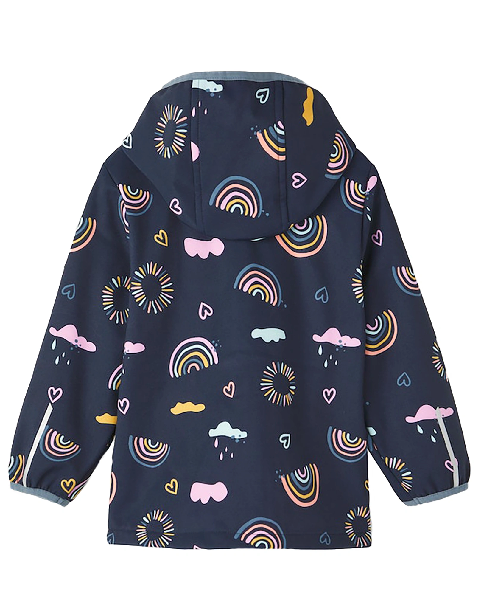 Softshelljacke NMFMALTA RAINBOW DREAM in dark sapp