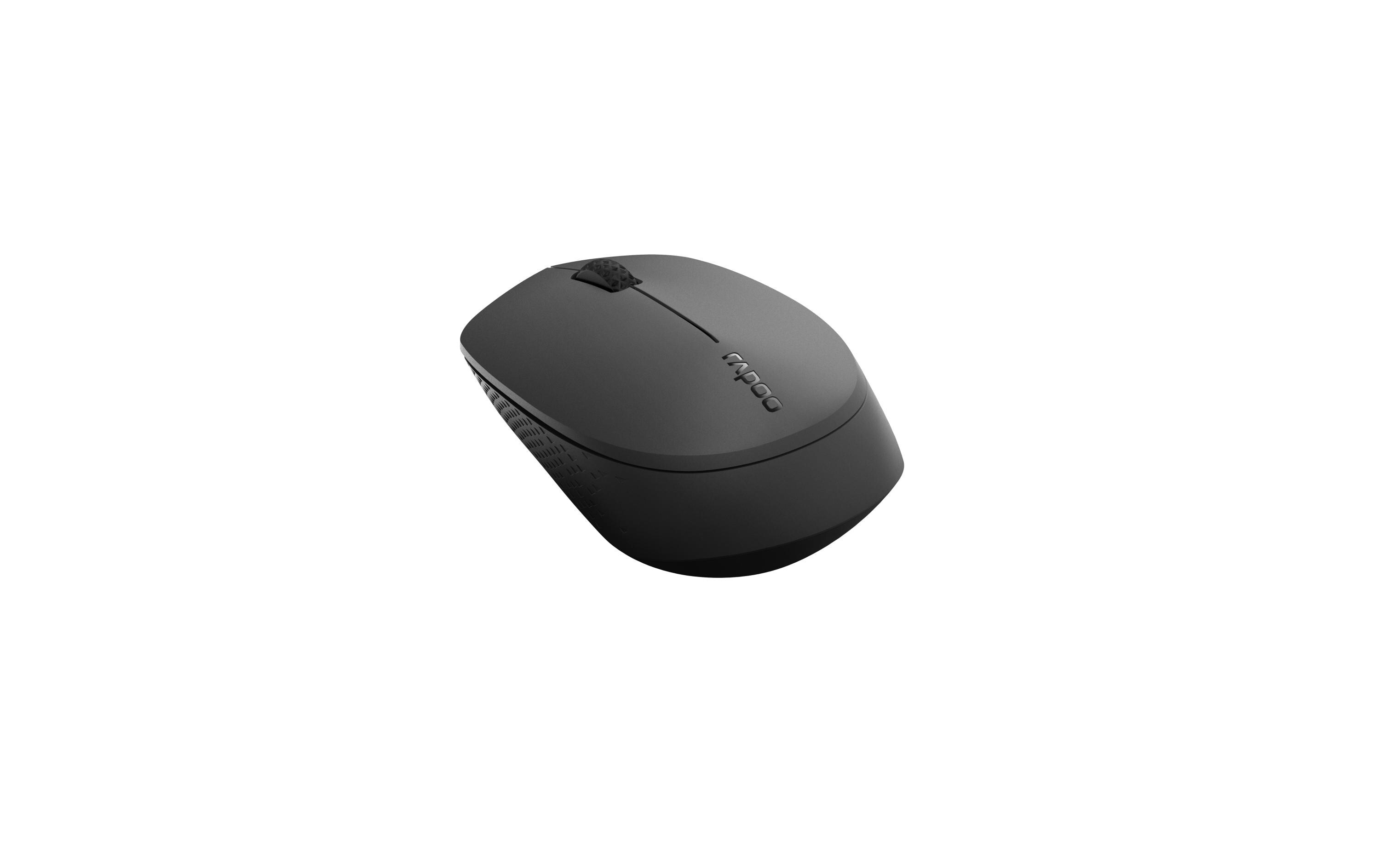 Maus M100 Optical Silent BlackGeräuscharme Wireless-Maus mit optischem Sensor