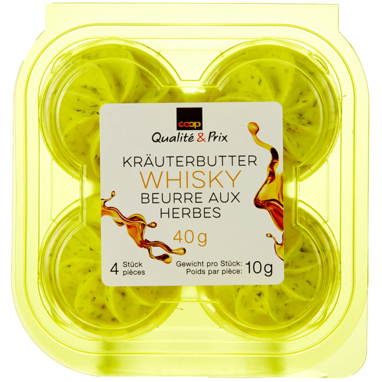 Kräuterbutter Whisky 4x10g
