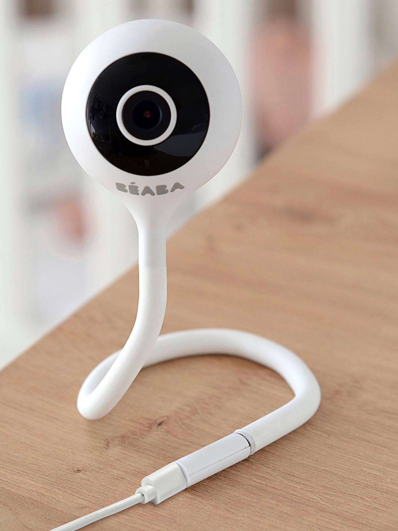 Monitor de vídeo para bebês Zen Connect BEABA branco suave