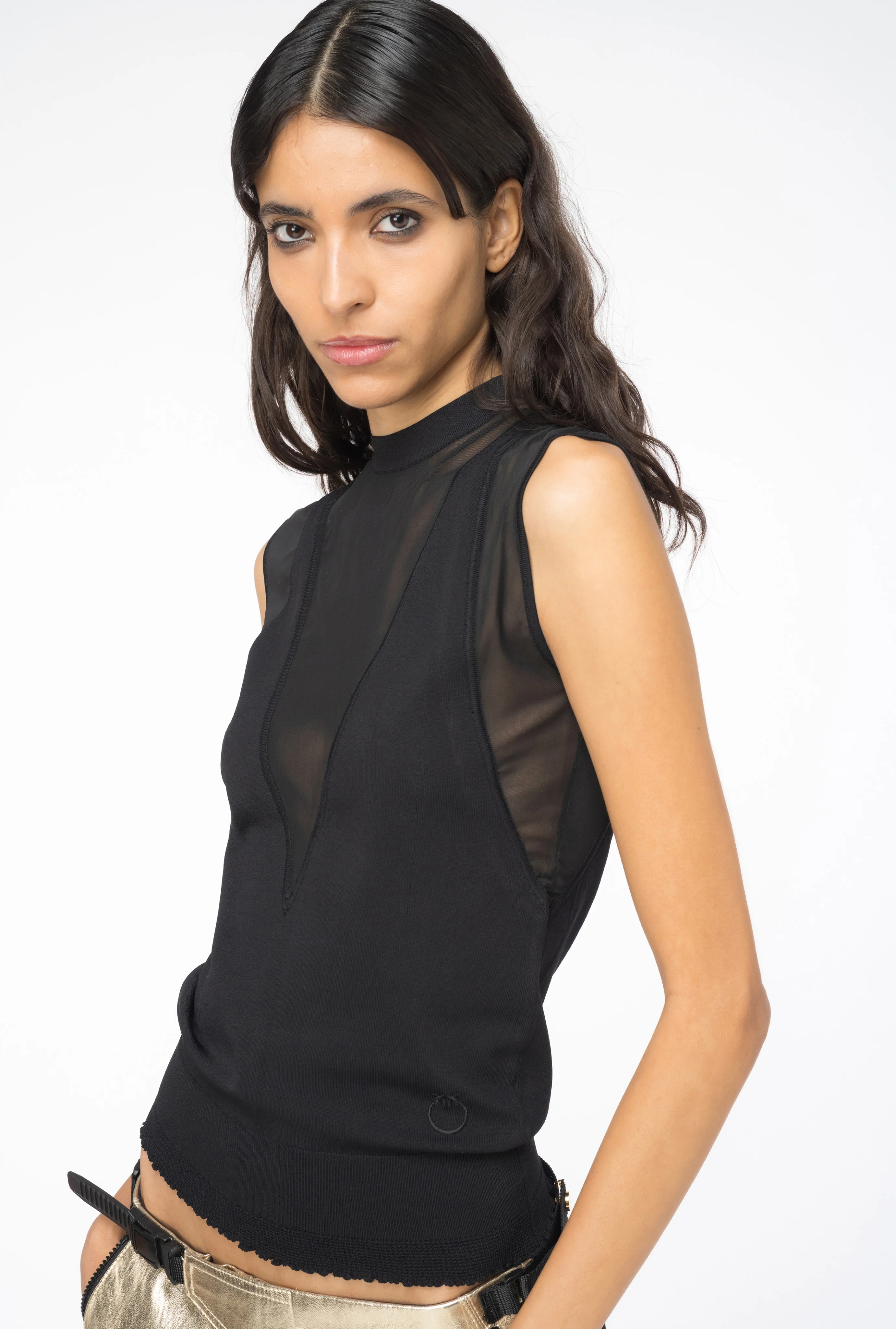T-shirt sans manches | Noir