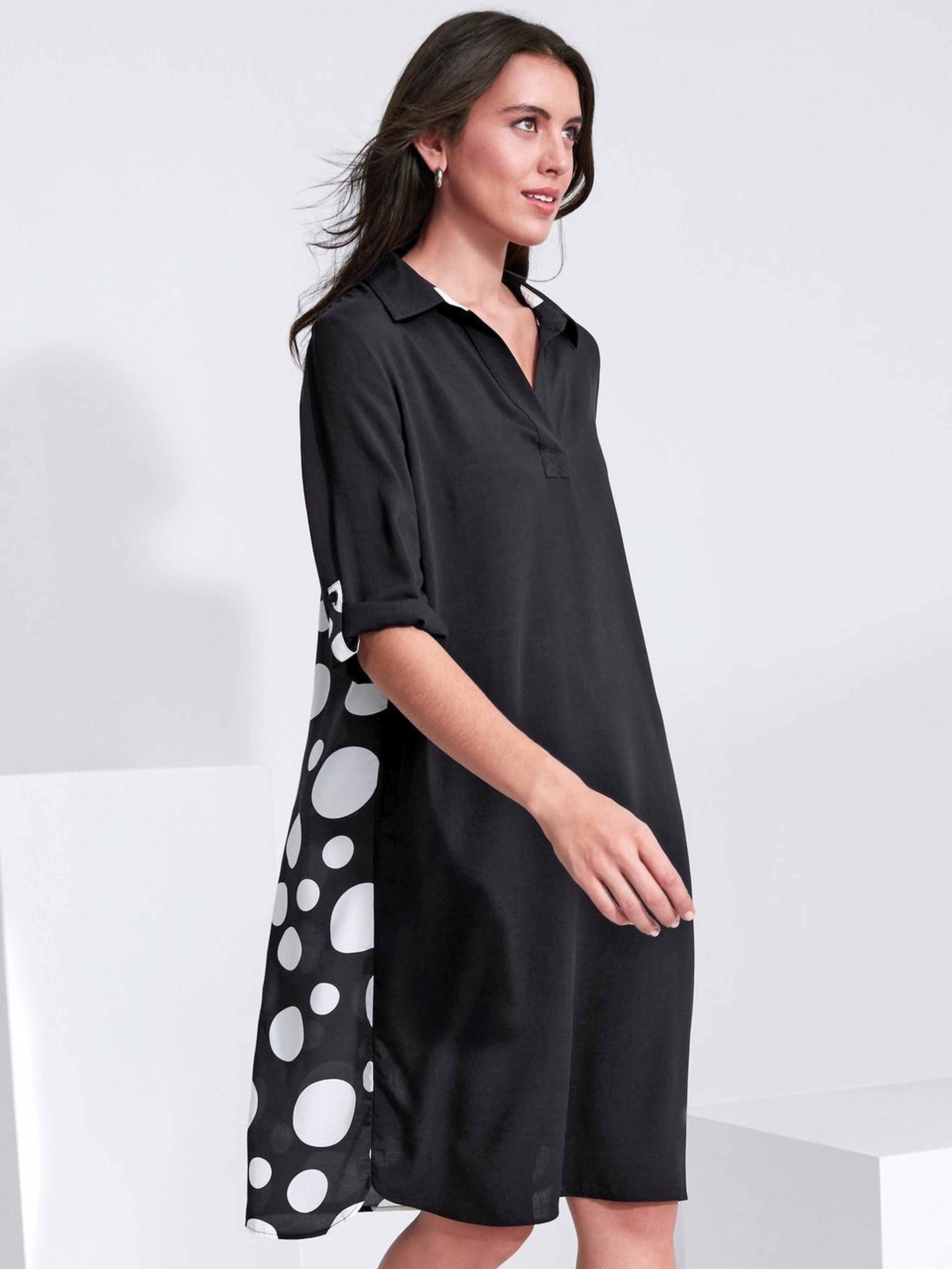 Kleid mit 3/4-Arm