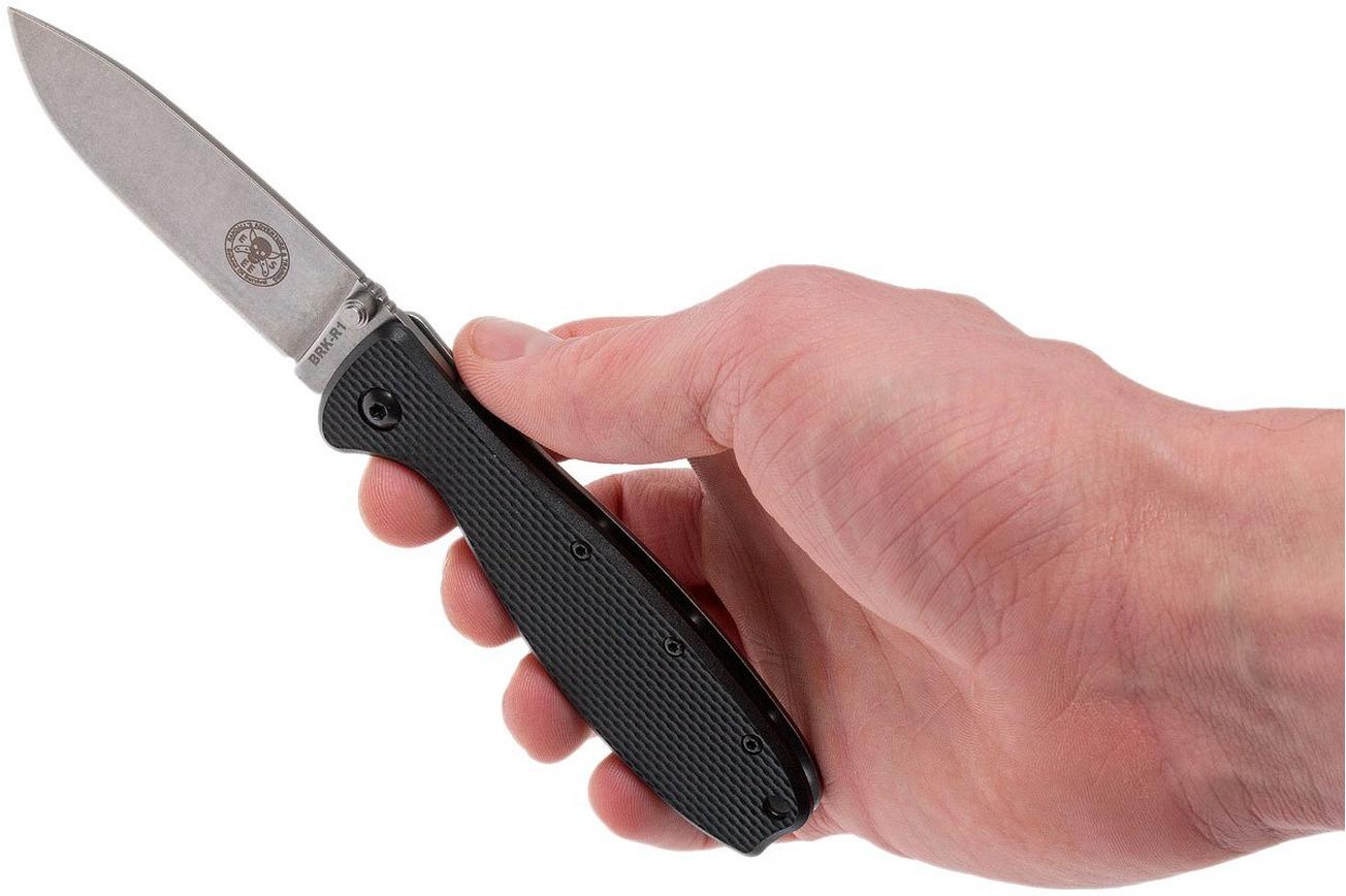 ESEE Knives Zancudo D2 Black-Stonewashed, BRKR2 zakmes