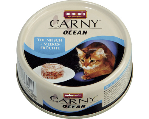 Animonda Carny Ocean natvoer voor katten, tonijn/zeevruchten, 80 g
