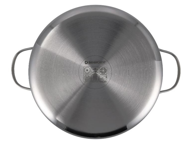 Set van 3 RVS kookpannen