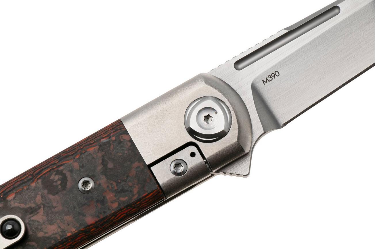Liong Mah Tanto One, Satin M390, Mars Valley Carbonfiber Titanium, zakmes