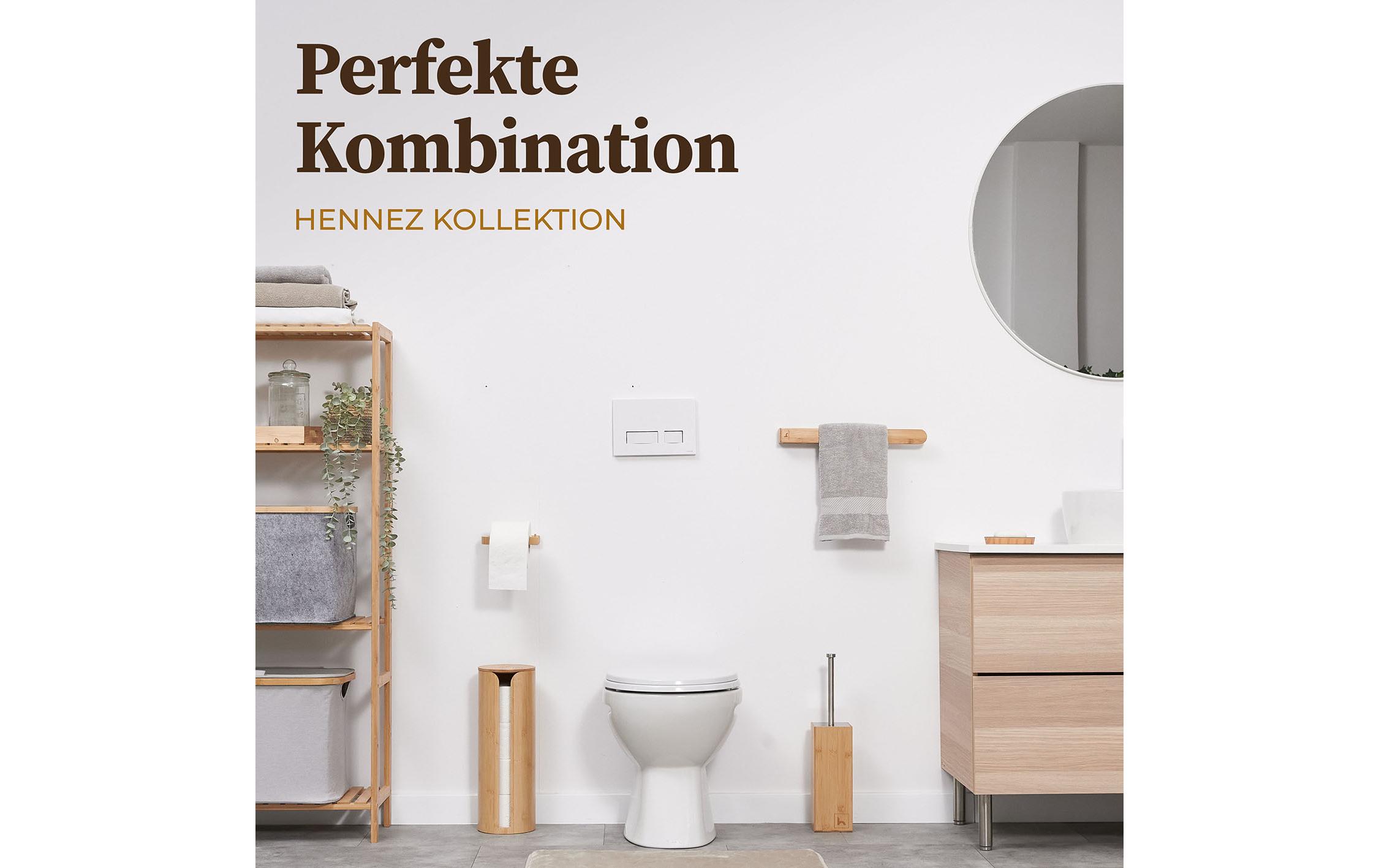 Toilettenpapierhalter Evan NatureWC Papierhalter für die Wand