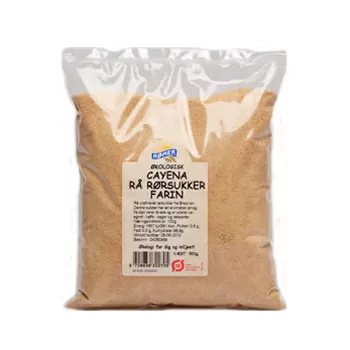 Rømer Cayena Rå Rørsukker Farin Ø - 500 g