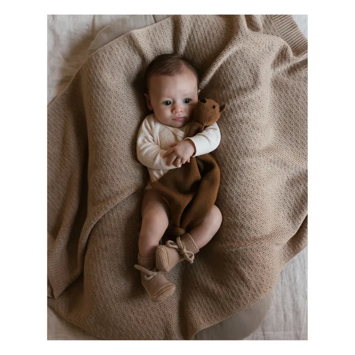 Hvid Doudou Teddy Tokki Laine Mérinos | Chocolat
