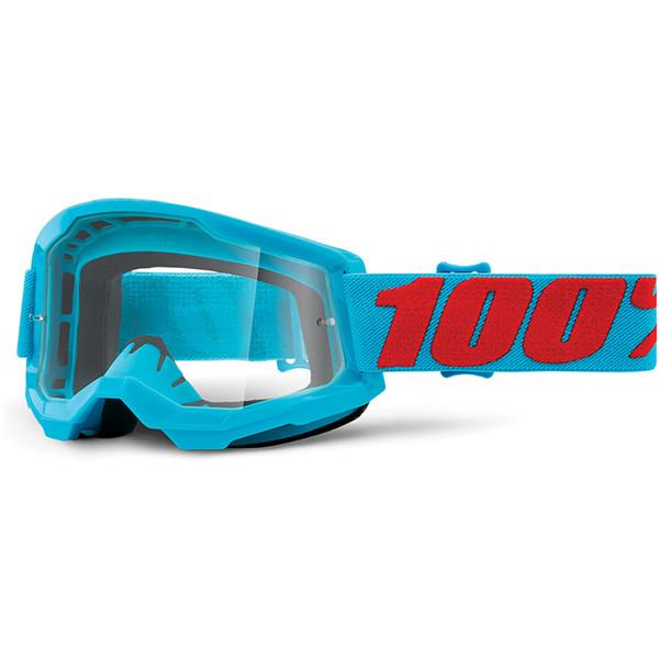 100% - Masque Strata 2 - 2021 Turquoise / Rouge