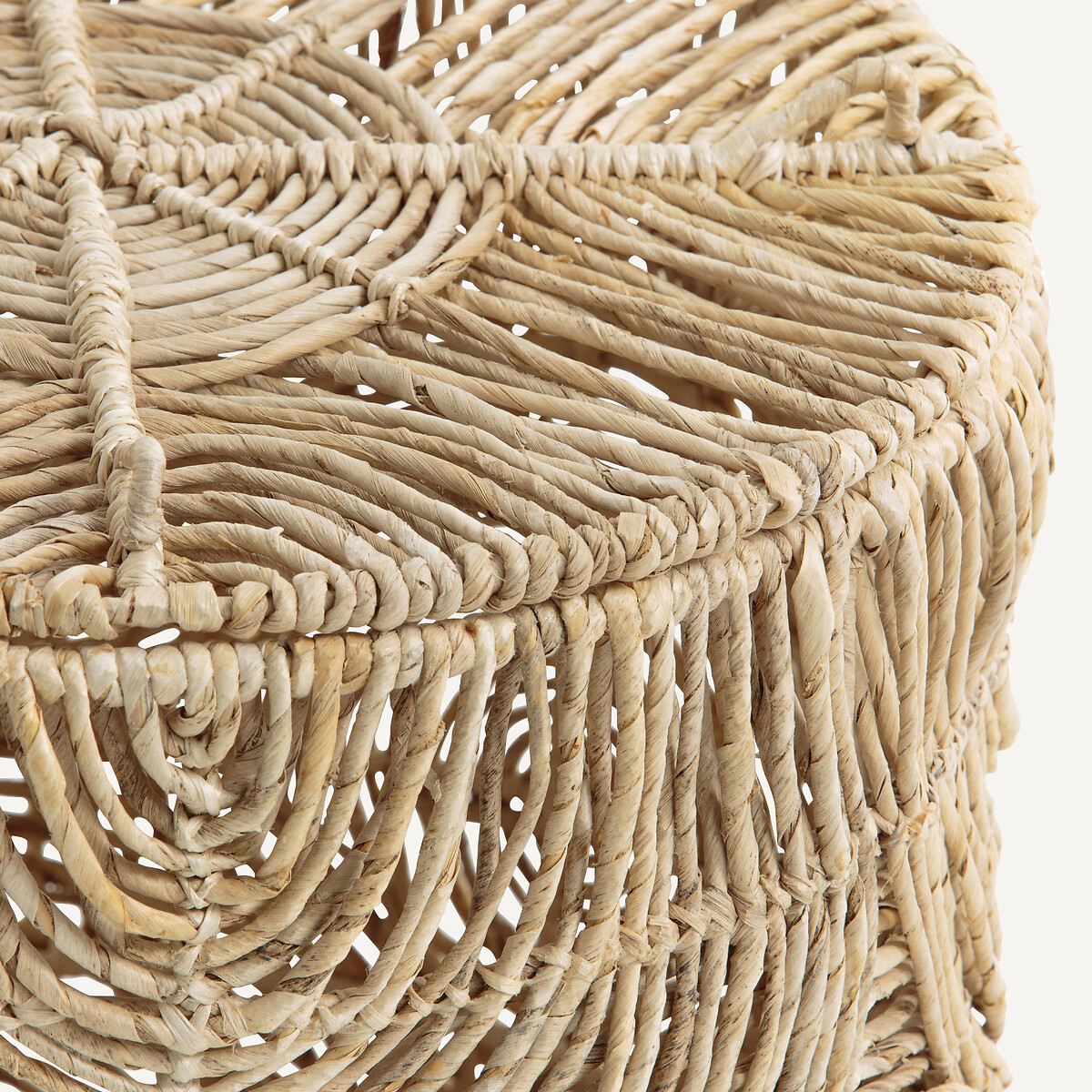 AM.PM<br>Cesto de linho abacá tecido H60 cm, Orphée