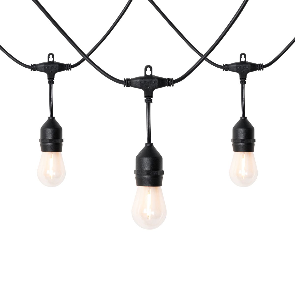 Buiten lichtsnoer 10m incl. LED 10-lichts solar - Russell