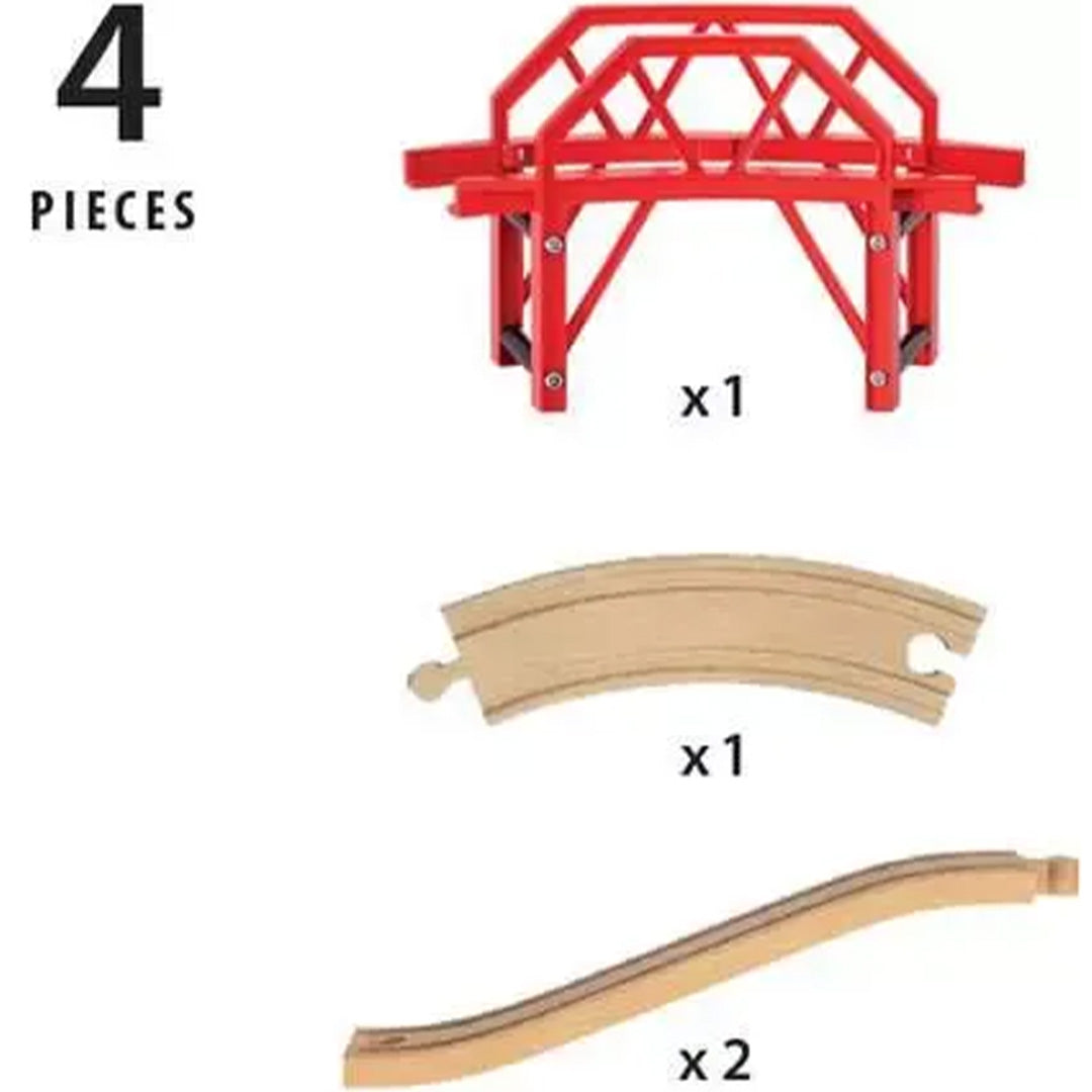 brio spoorbrug - 4-delig