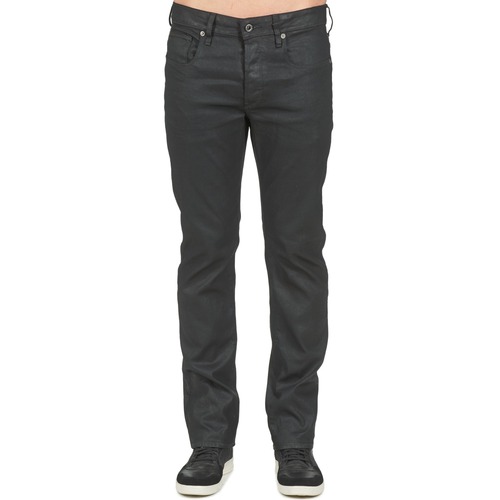 G-Star Raw - 3302 STRAIGHT STRETCH - Noir