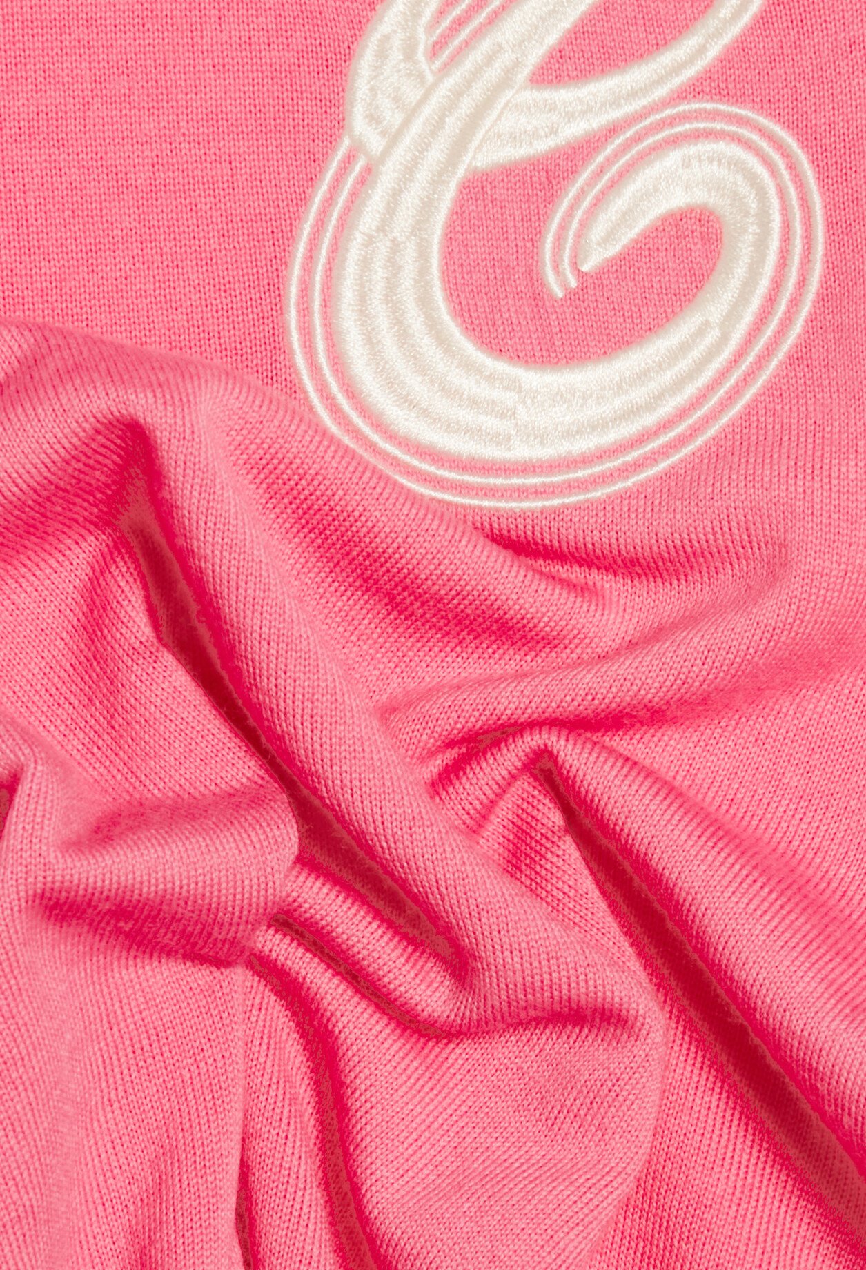 Pull en maille rose