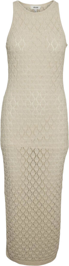 Vero Moda VMEVELYN SL CROCHET 7/8 DRESS VMA N Birch