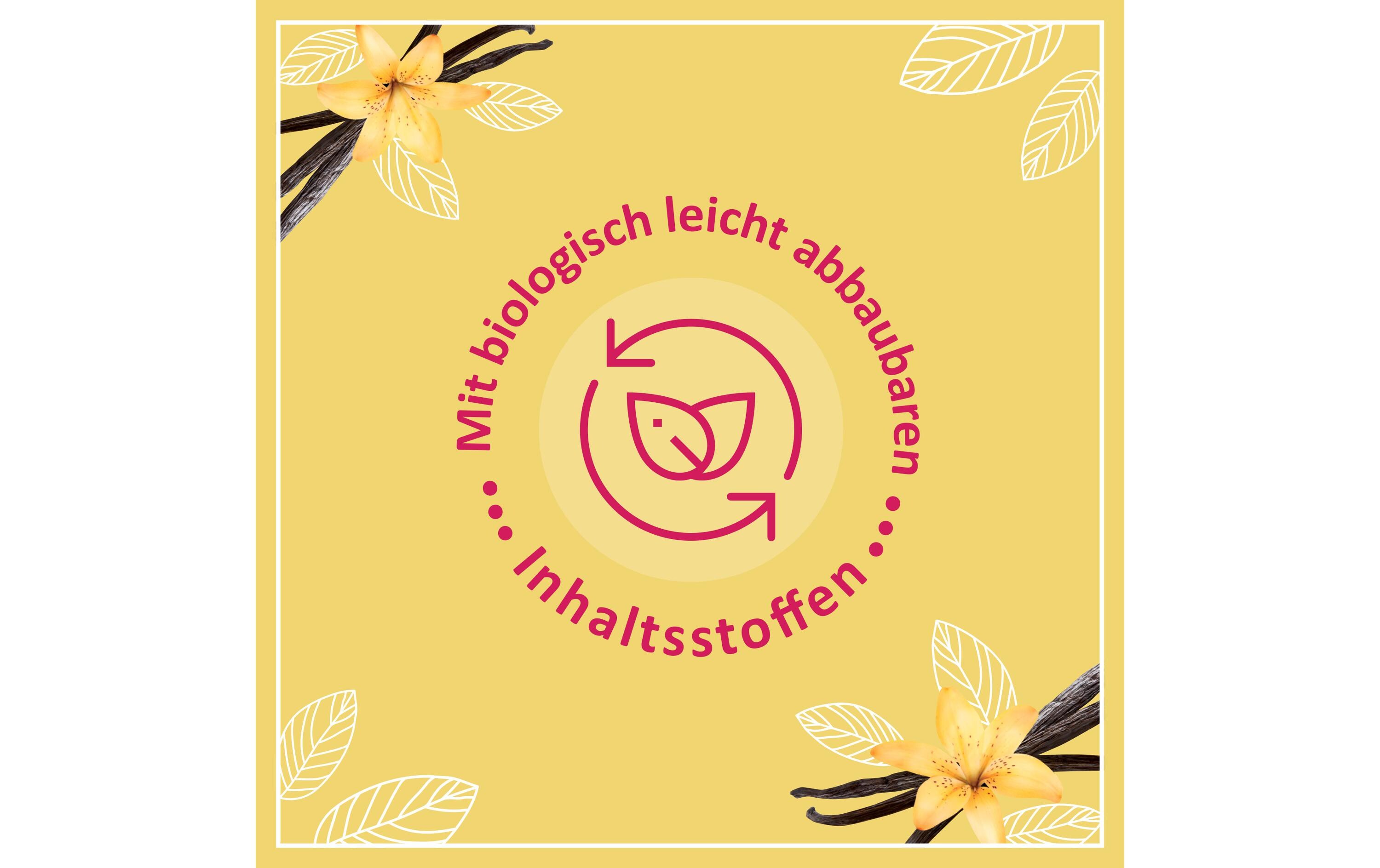 Duschcreme Vanille 3 x 250 mlPflegedusche mit feuchtigkeitsspendenden Inhaltsstoffen