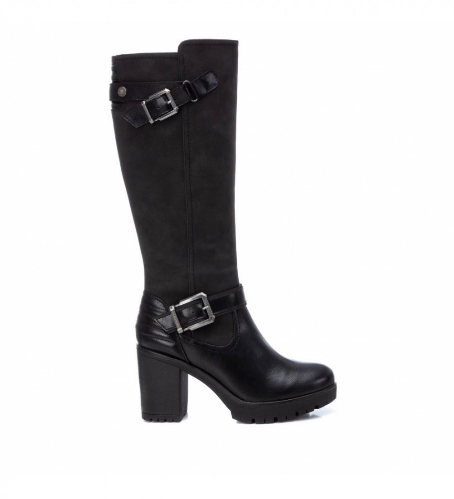 Botas Refresh 170137 pretas - Altura do salto: 9 cm -