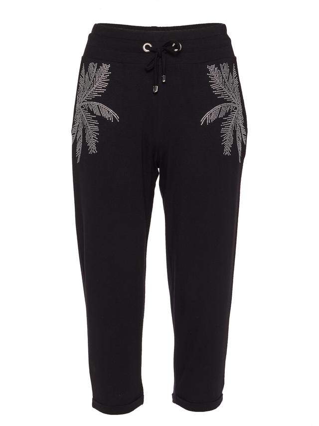 Caprijogpants Palmenmotiv