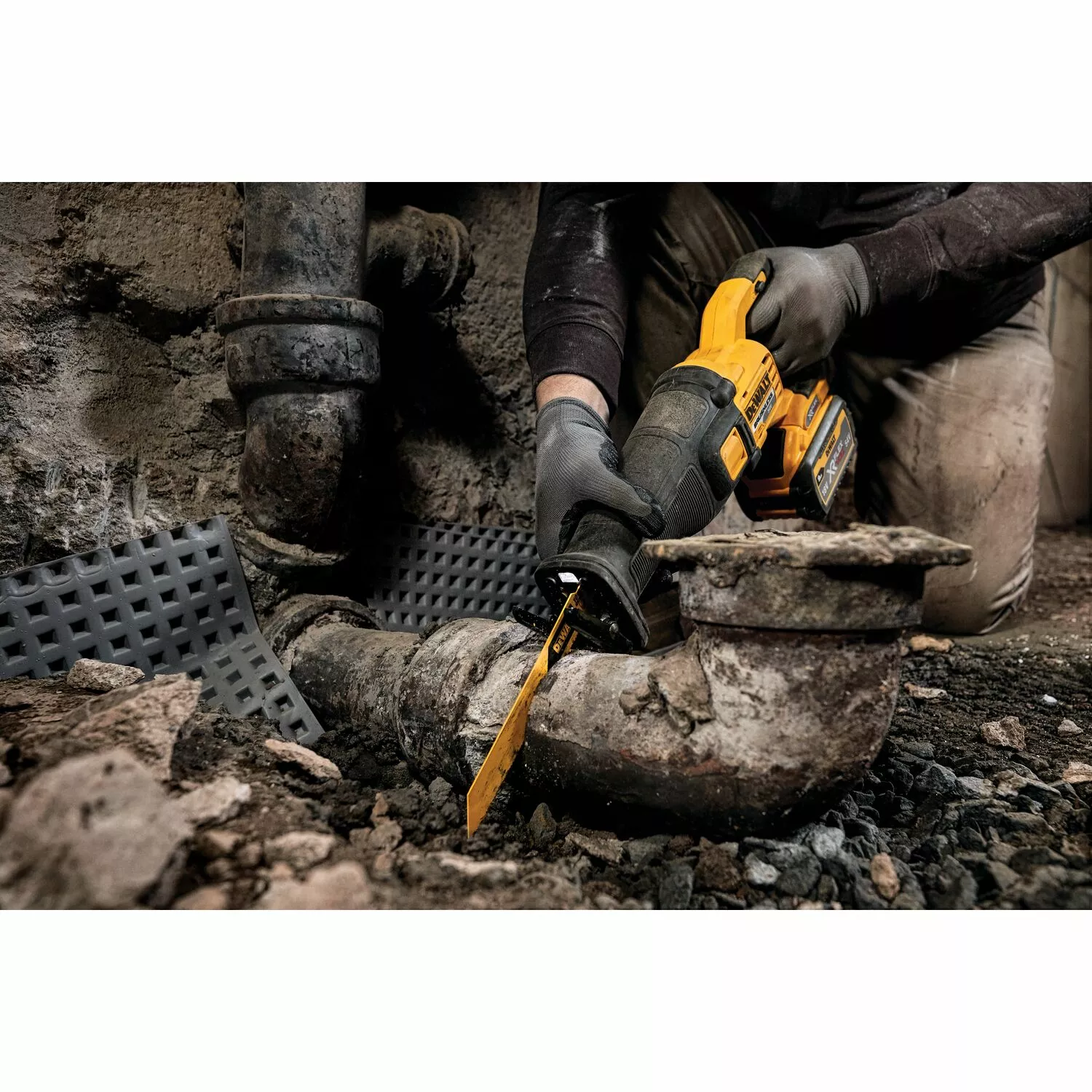 DeWALT DCS389X2-QW 54V Li-ion FlexVolt Accu Reciprozaag set (2x 9.0Ah) in TSTAK koffer