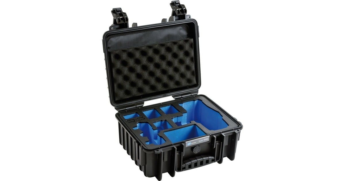 B&Woutdoor.case type 3000 DJI Mavic 2 koffer  (Zwart)
