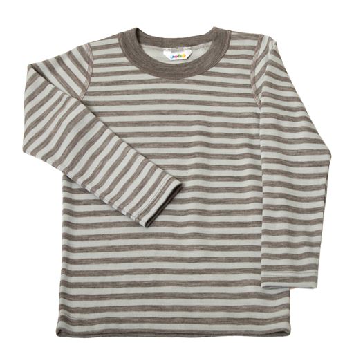 Joha Langærmet Bluse, Mint Stripe, 110 cm