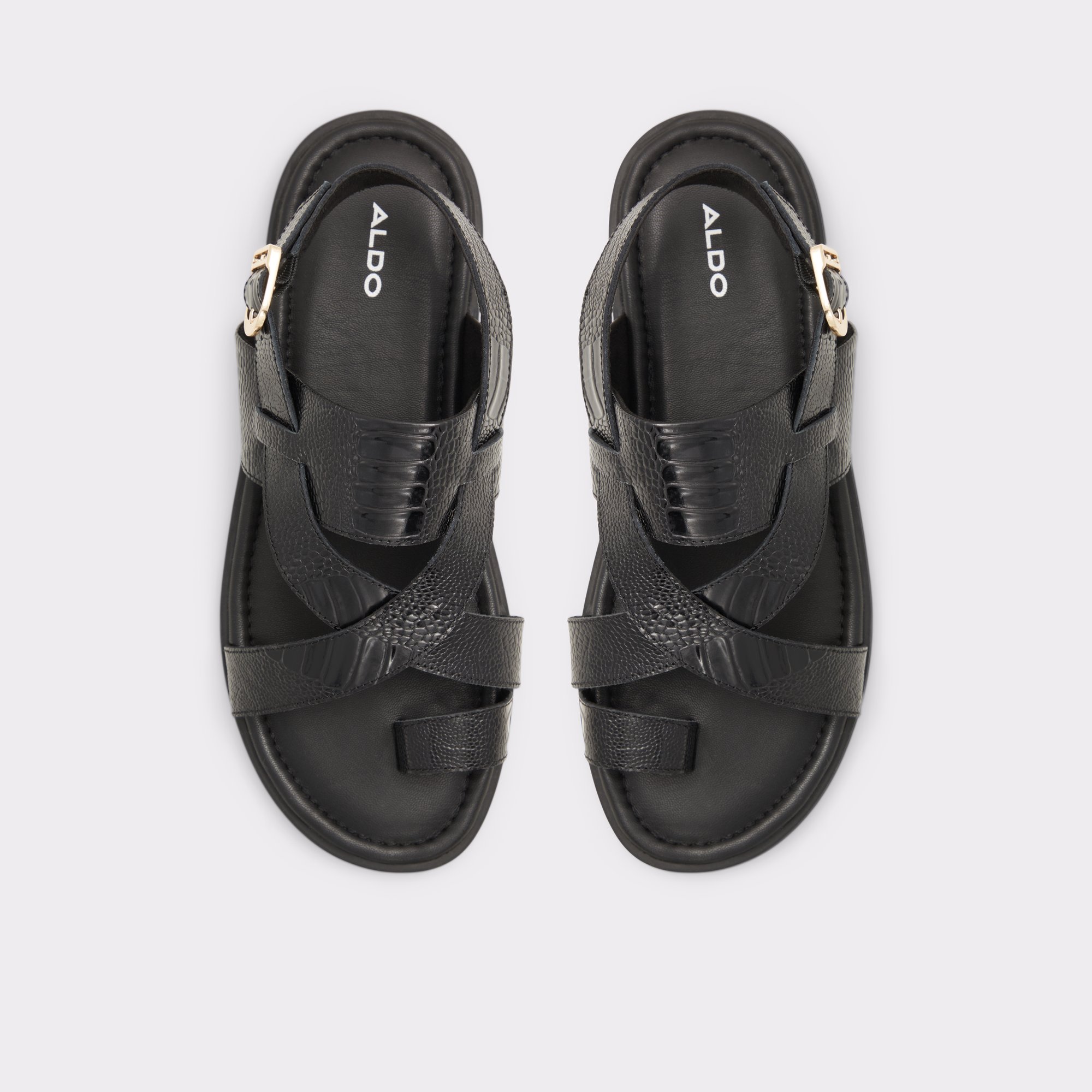 Zaino Black Men Sandals & Slides