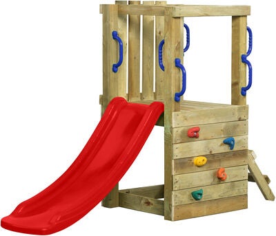 Swing King Irma Small Klatretårn med Rød Sklie 120 cm