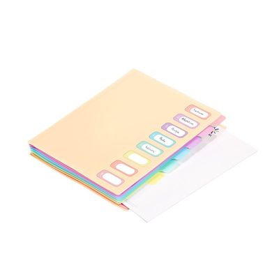 Viquel Rainbow Pastel - trieur à soufflet - pour A4 - à onglets - disponible en différents coloris