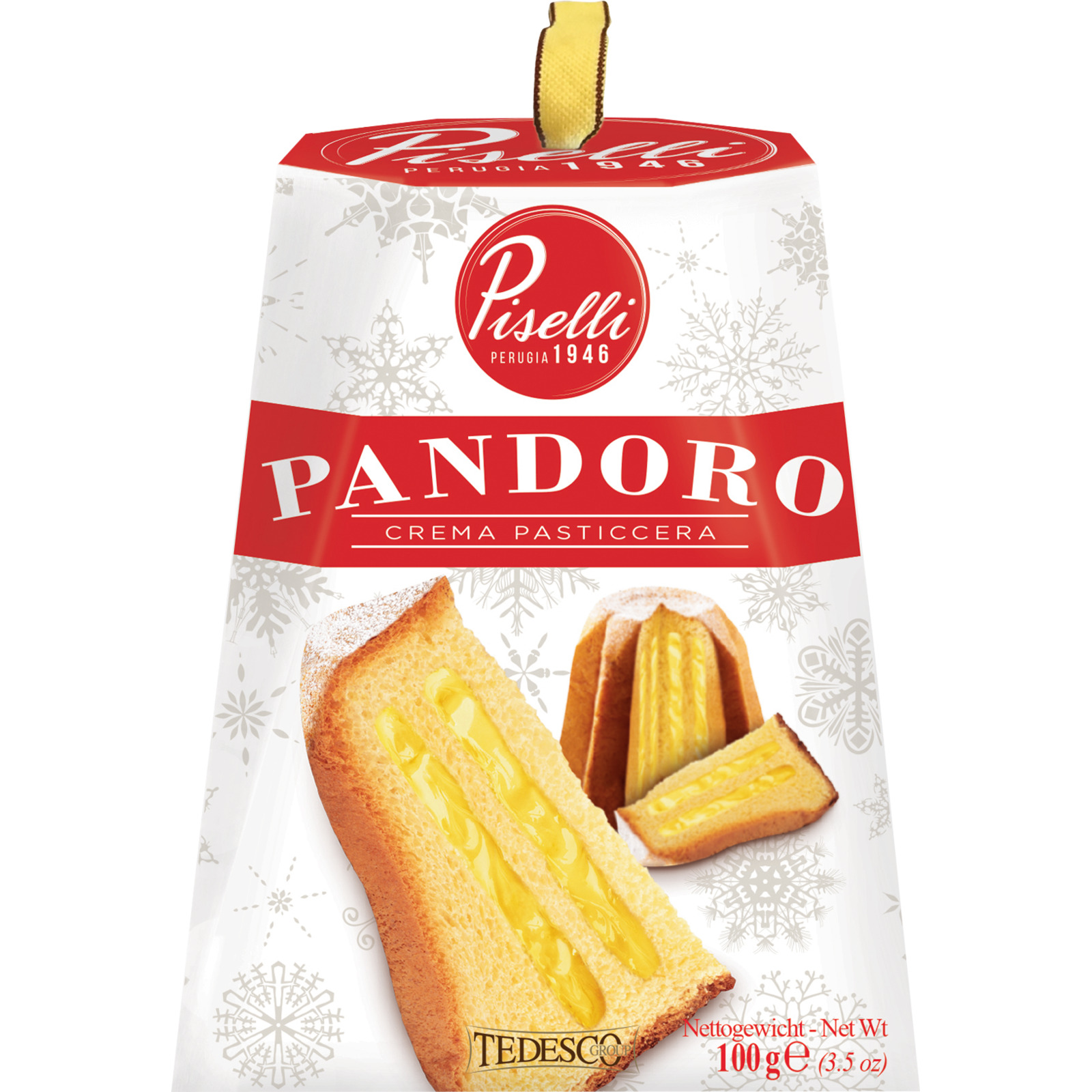 Piselli Mini Pandoro Farcito Crema 100g