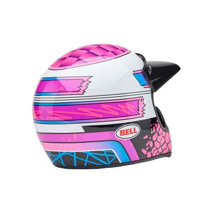 Casque Bell MOTO-3 DEATH SPRAY - Rose