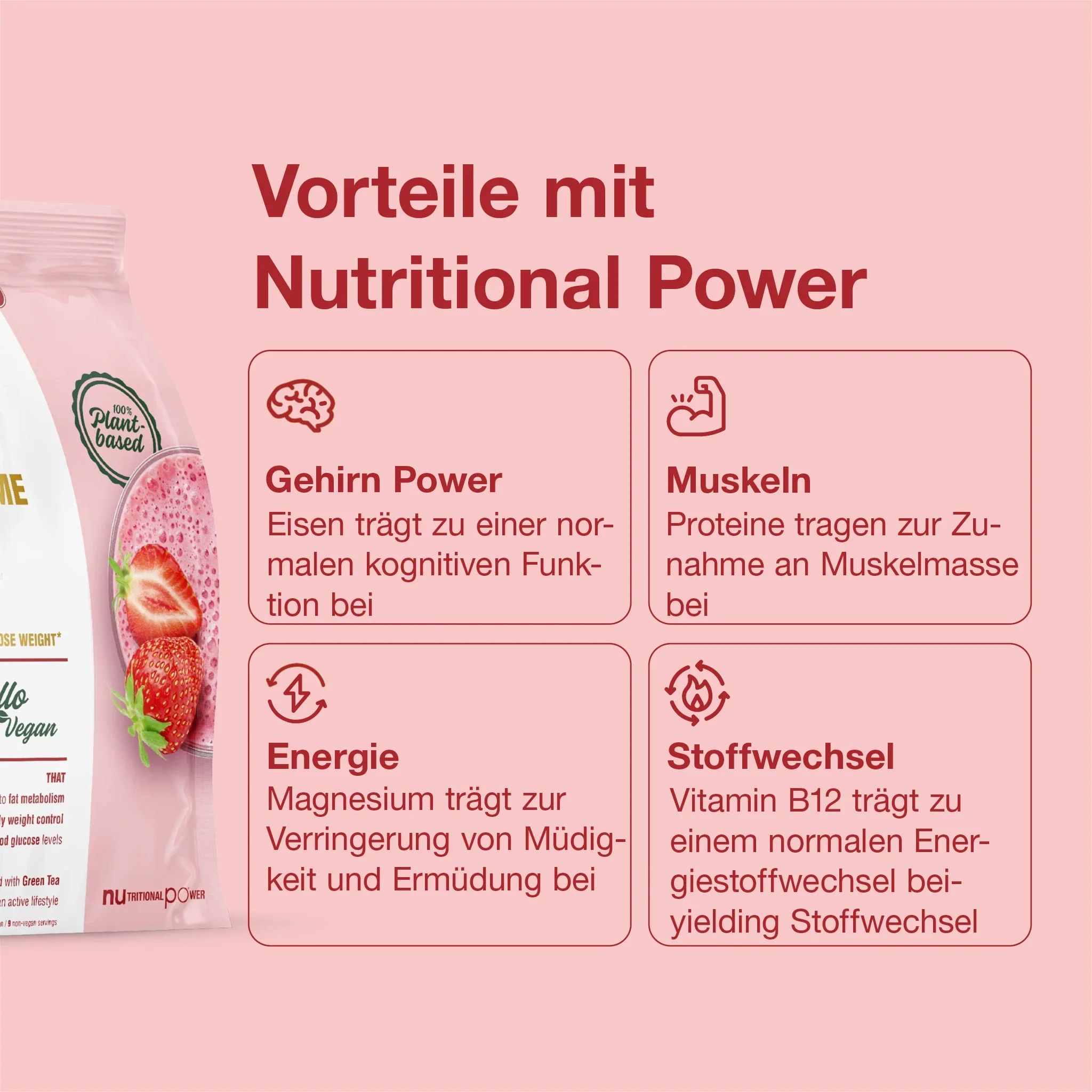 One Meal +Prime Vegan Strawberry Love