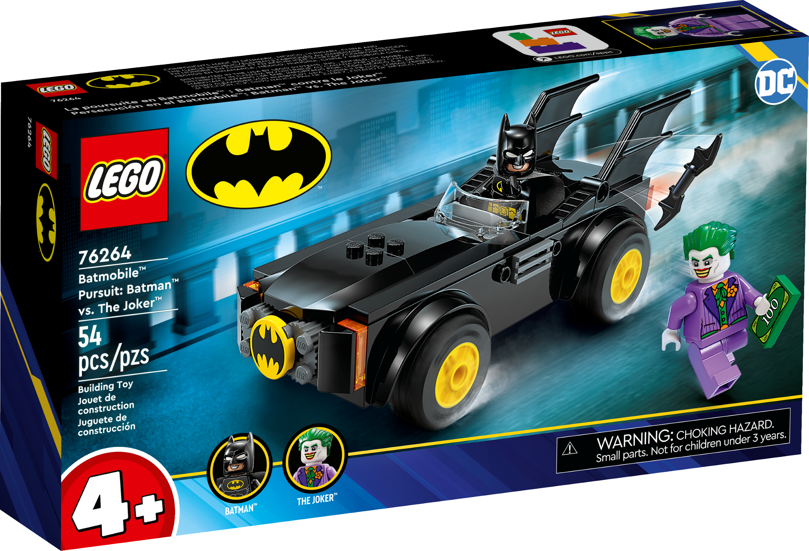 Perseguição do Batmóvel do Coringa™ 76264