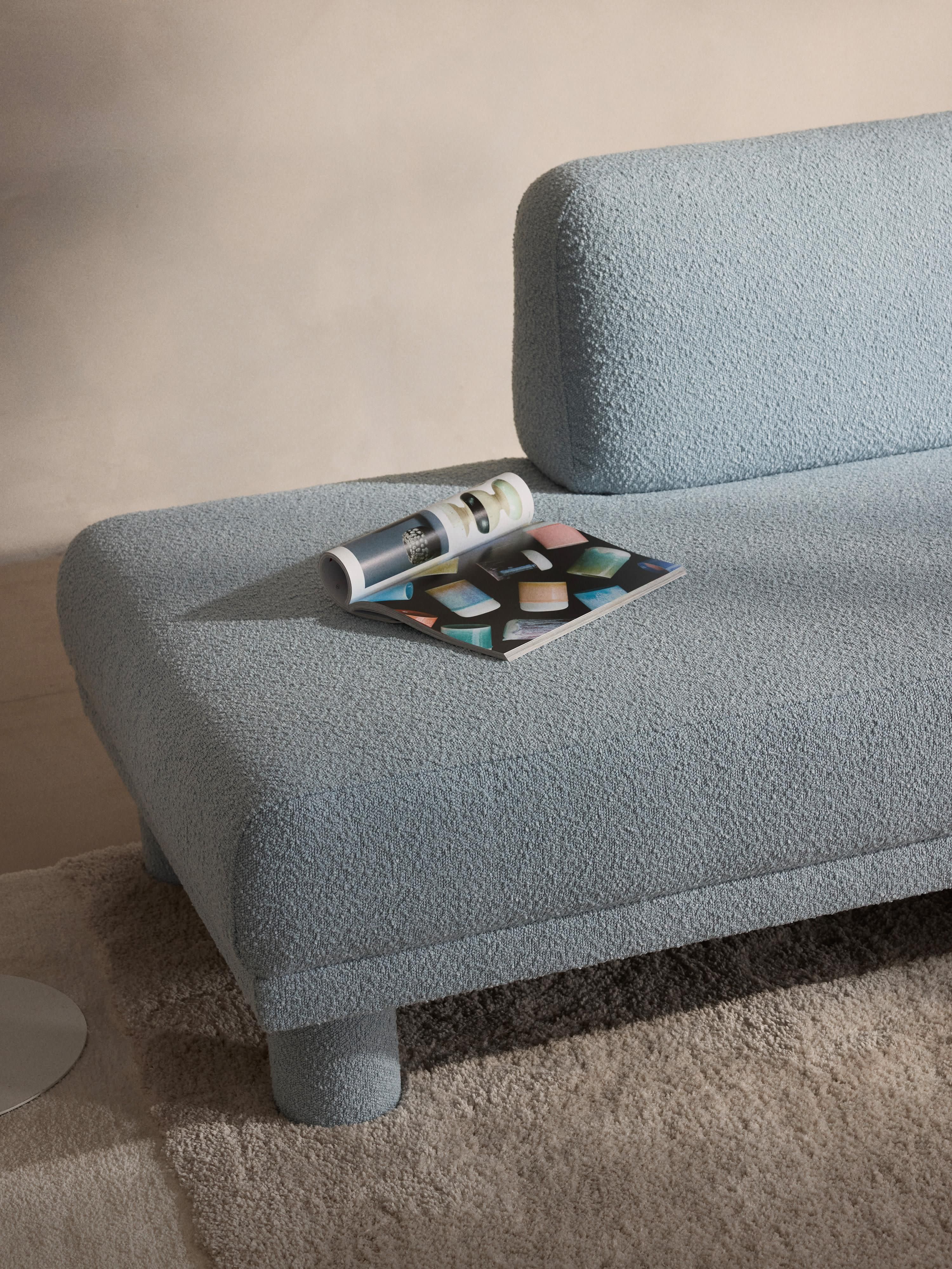 Bouclé chaise longue Lilo