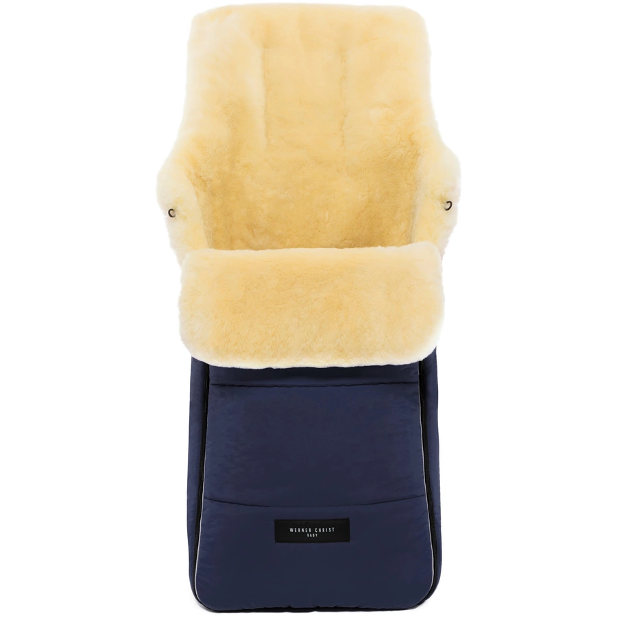 Werner Christ Baby Fußsack AROSA navy