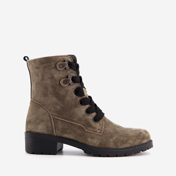 Hush Puppies suede dames veterboots
