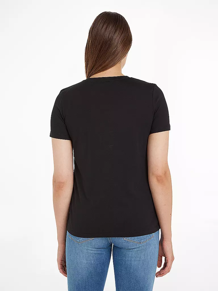 TOMMY HILFIGER T-Shirt Regular Fit  schwarz