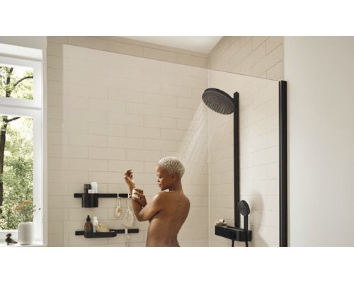 Douchekolom incl. thermostaat hansgrohe Pulsify S zwart 24240670