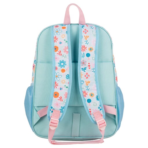 Mochila escolar Blin-blin com dois compartimentos + carrinho para brinquedos com 4 rodas giratórias