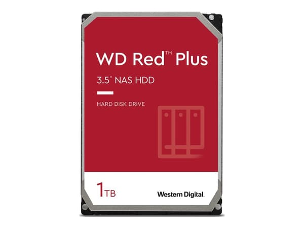 WD Red Plus WD80EFPX - Harddisk - 8 TB - intern - 3.5