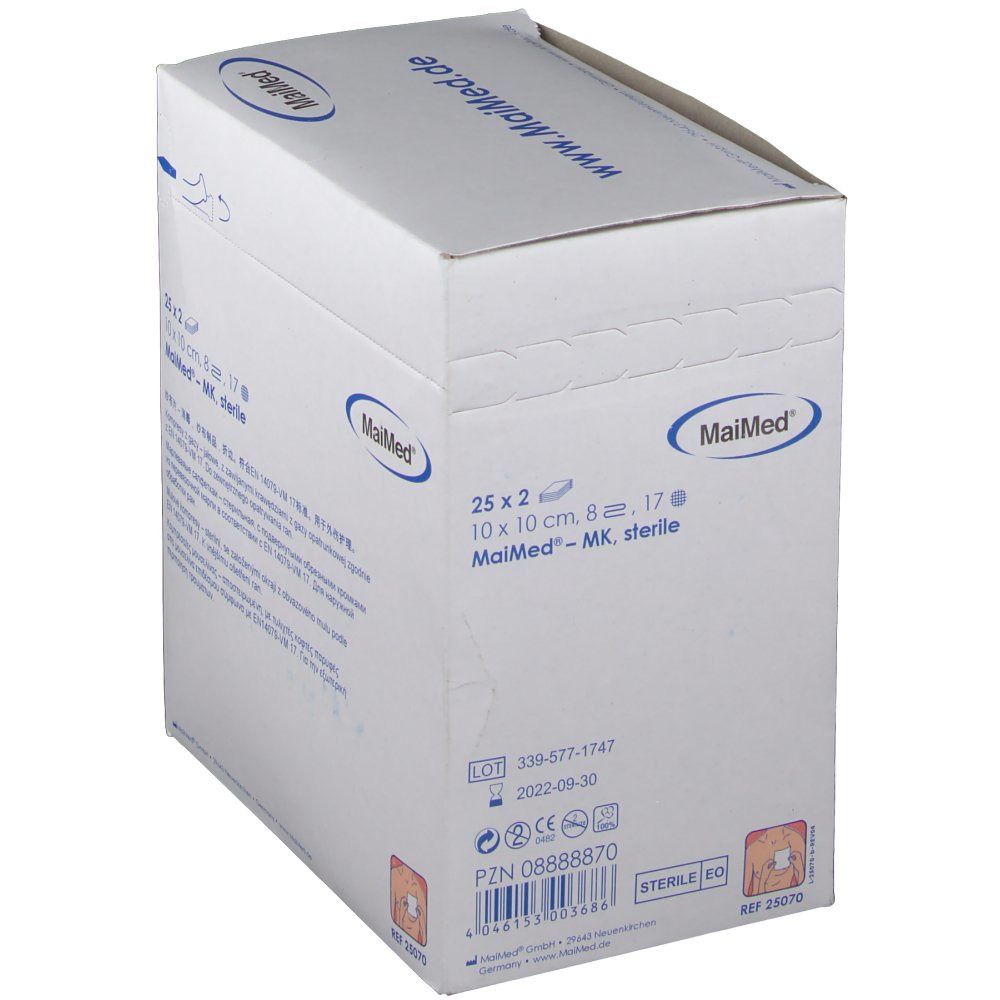 MaiMed® - MK steril 10 x 10 cm 8fach