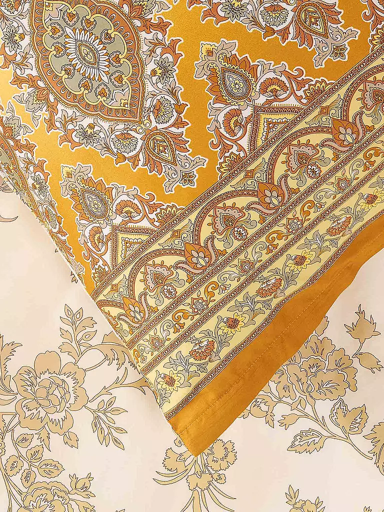 BASSETTI Satin Bettwäsche  AGRIGENTO 70x90cm/140x200cm Gelb gelb