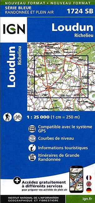 IGN - 1724 SB LOUDUN RICHELIEU 1 25 000