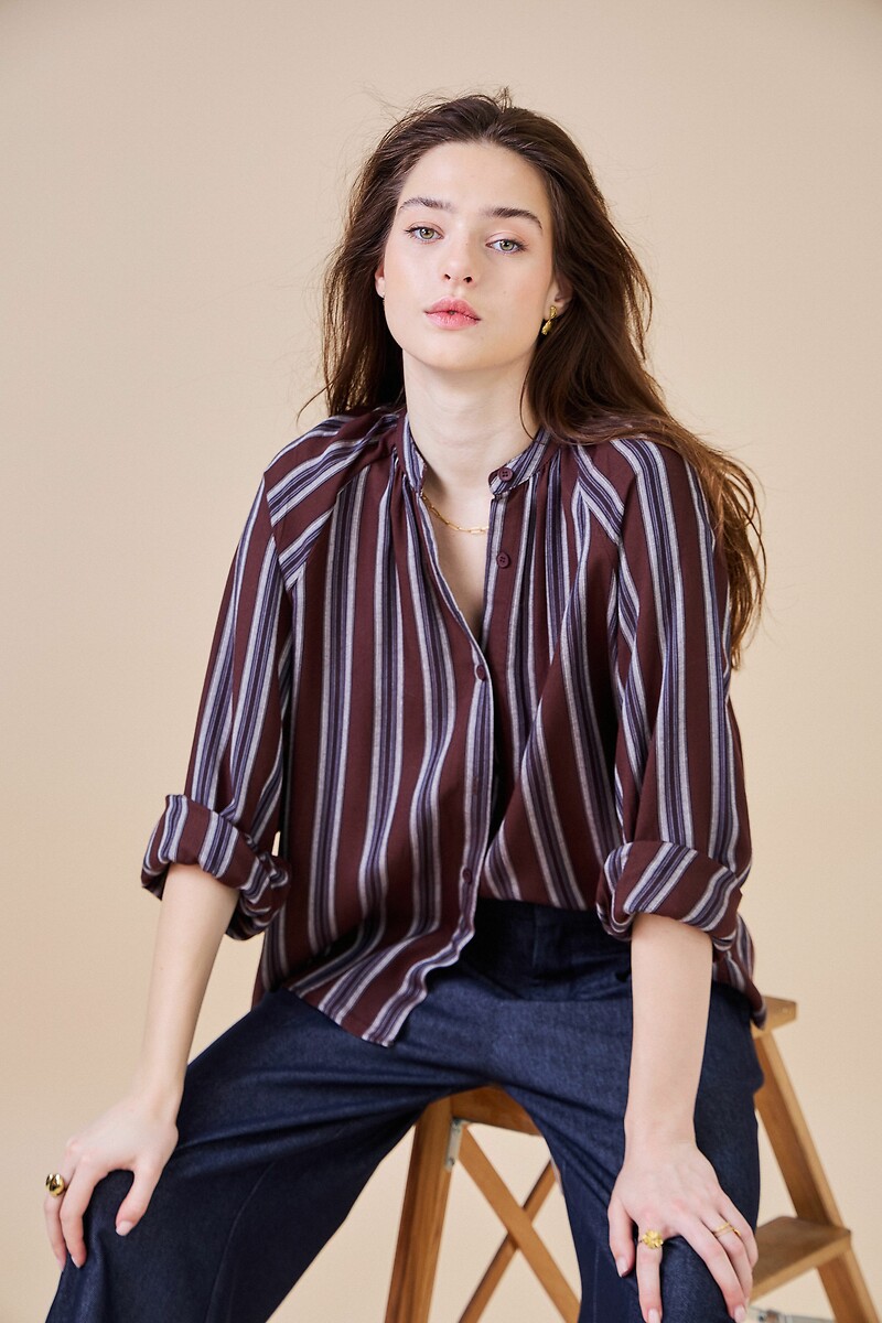 ATÉ BREVE<br>Blusa listrada