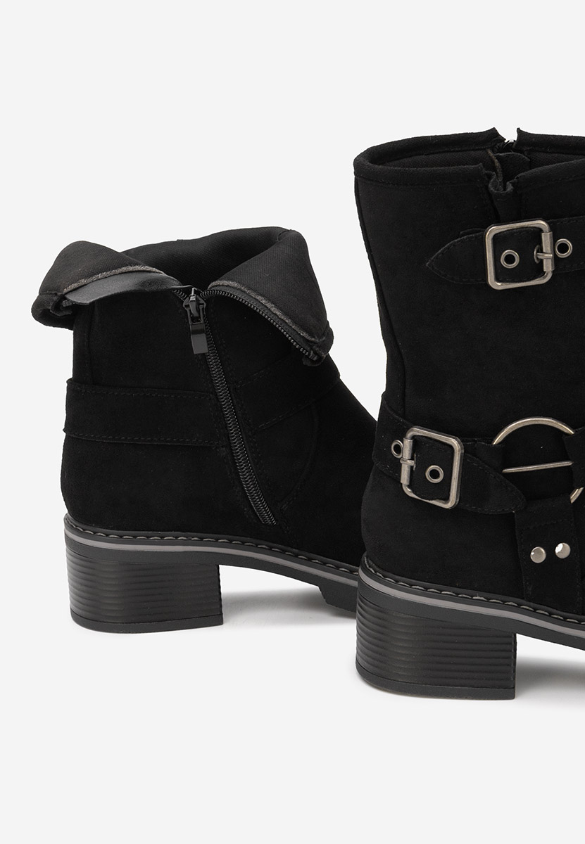 Bottines à talon noires Gleira