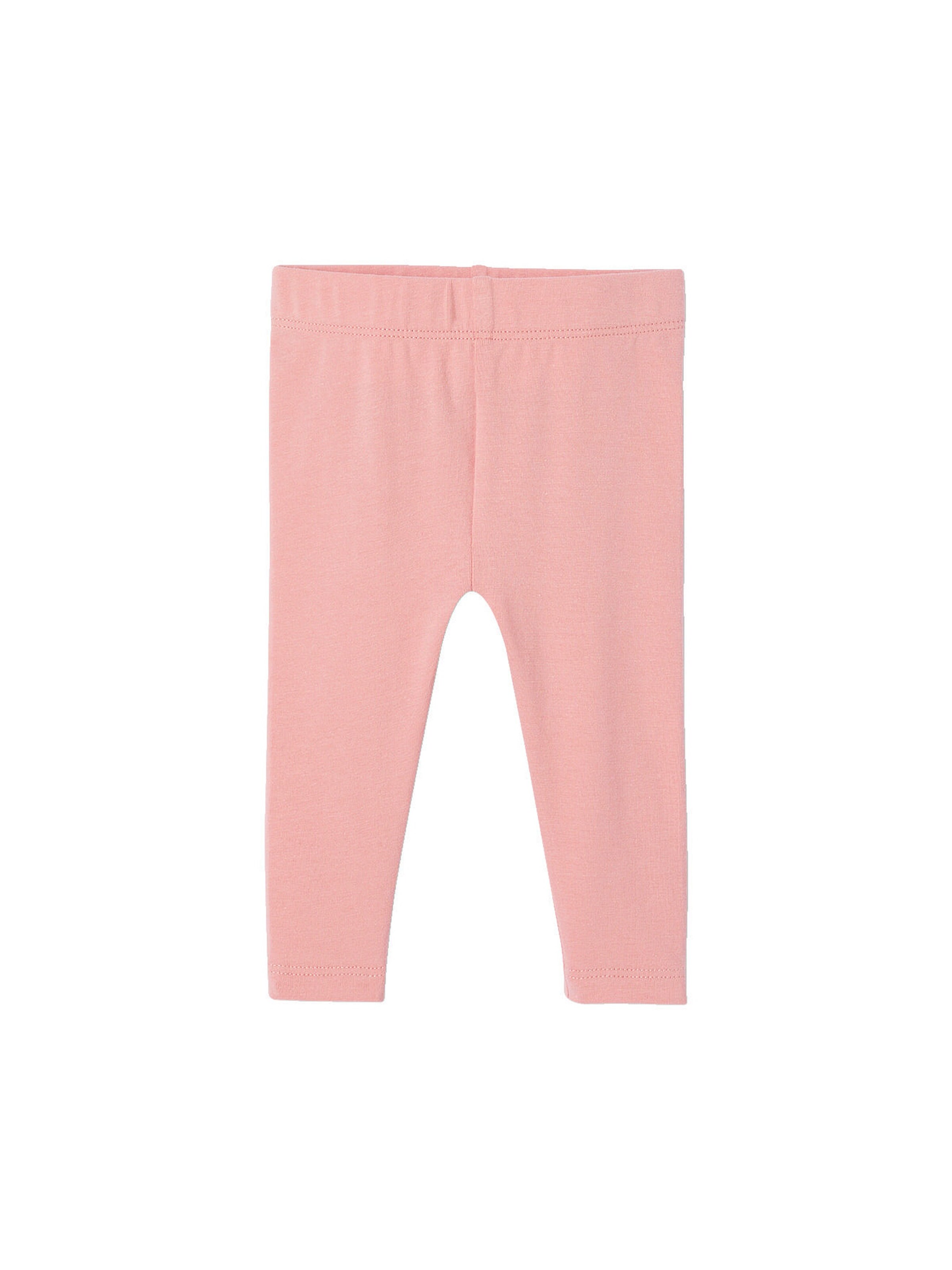 Vertbaudet Bio-Kollektion: Baby-Set aus Blumenkleid, Leggings & Haarband wollweiß