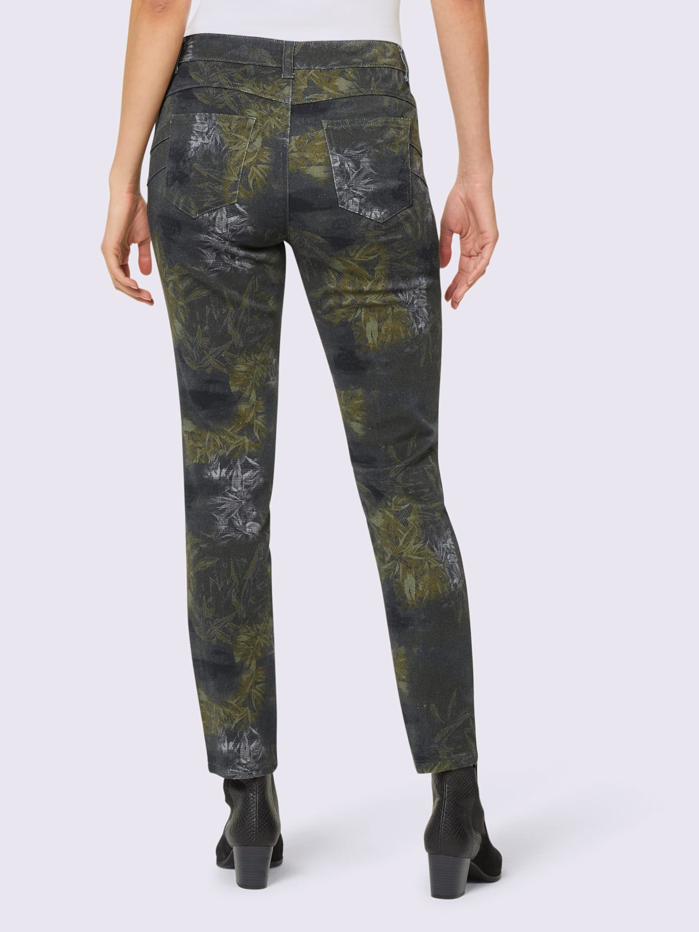Pantalon imprimé imprimé aux coloris harmonieux